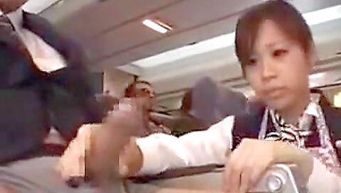 japanese stewardess handjob 3 japanese stewardess handjob 3